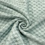 Knitted Angora honey ocean green