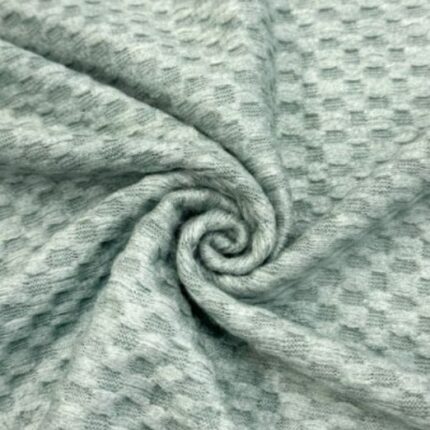 Knitted Angora honey ocean green