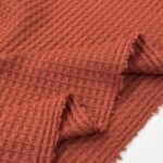 WAFFLE BIG KNIT rust