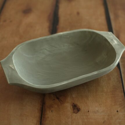 Wooden Trough Annie Sloan Paint Green